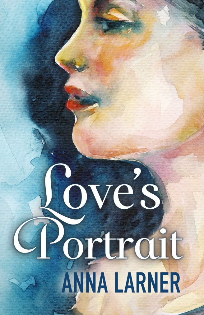 Book Cover Love's Portrait Sapphic Fiction Lesbian Romance