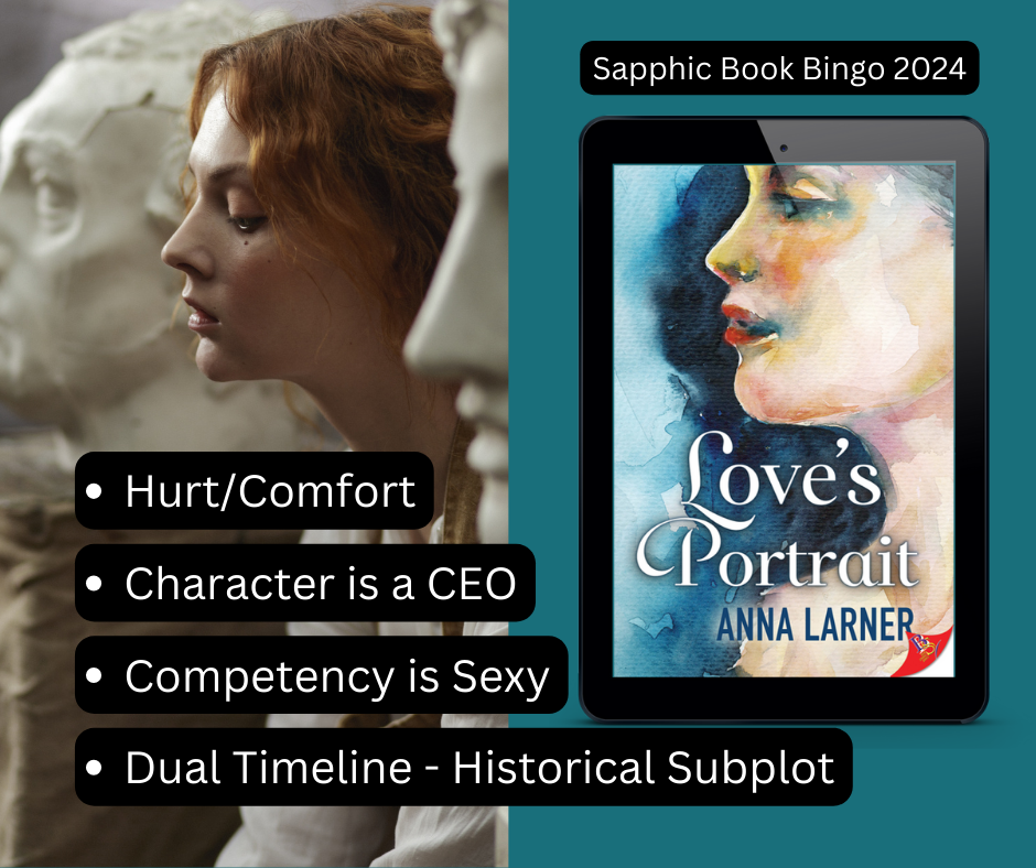 Sapphic Book Bingo 2024 Hidden Gems - Consent is sexy. Slow burn lesbian romance set in the art world. Dual timeline - historical subplot.